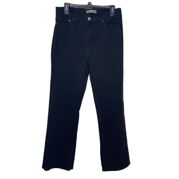 Levi's‎ 512 Women Jeans Perfectly Slimming Bootcut Leg Stretch Hi-Rise Black 31 - Picture 1 of 10